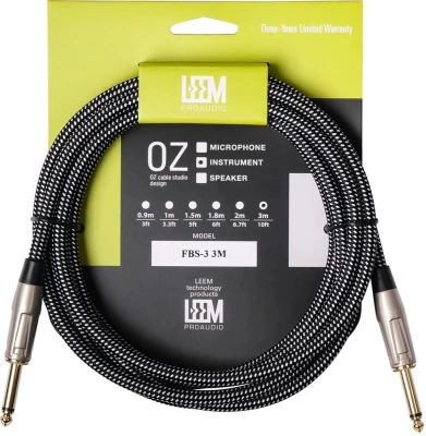 Кабель Leem FBS-3(BK/WH)